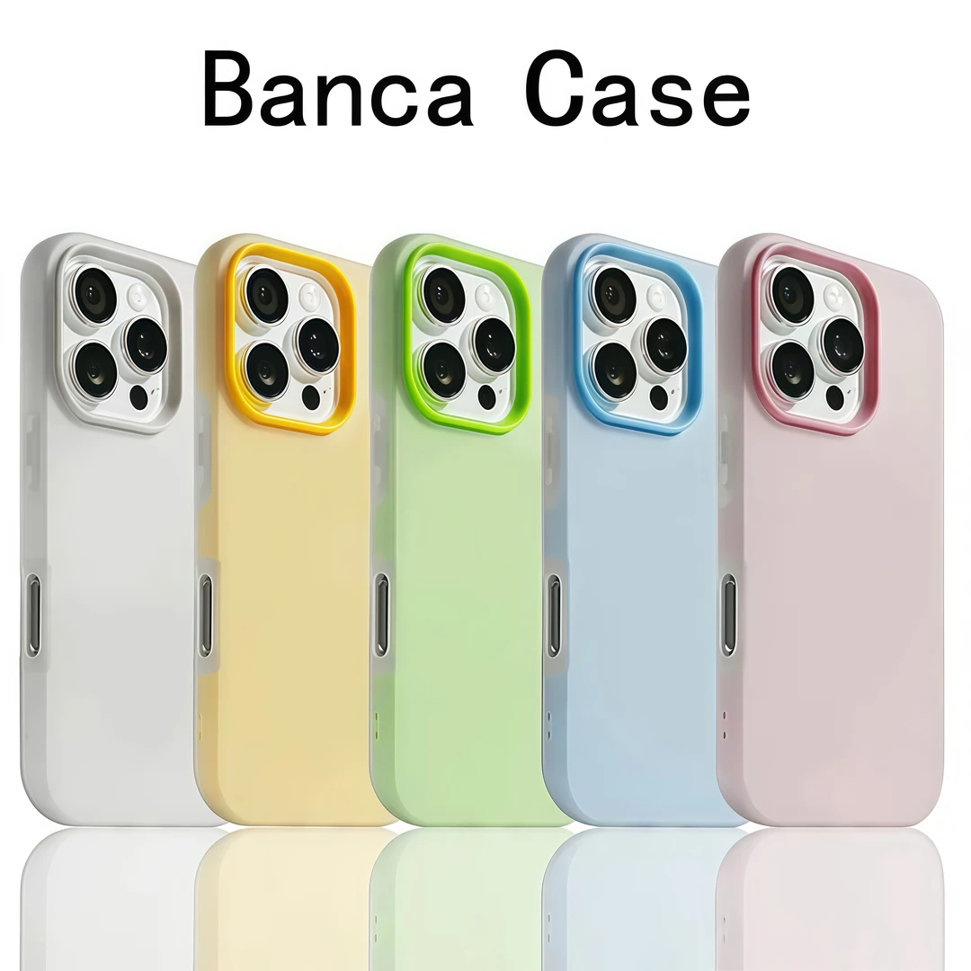 夕与空高级肤感果冻壳适用苹果16/15promax手机壳14/13大孔12/11