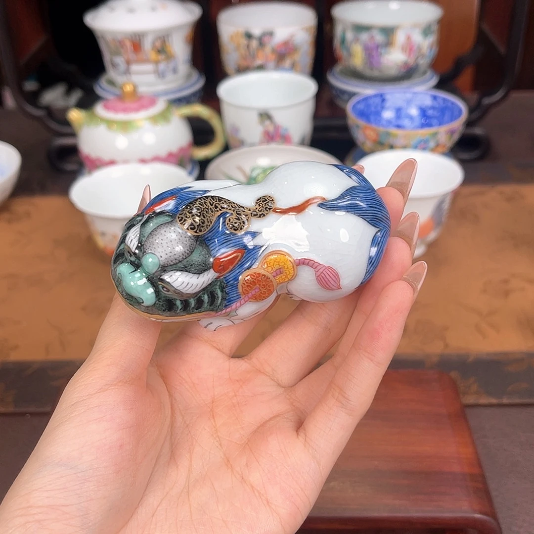 风***凉景德镇全手工手绘陶瓷