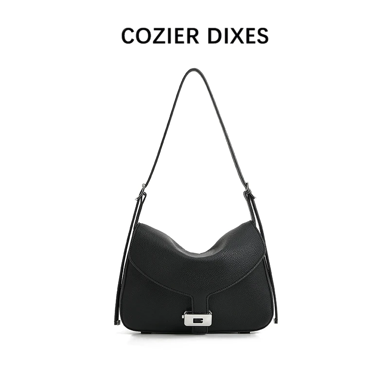 新款时尚百搭单肩手提包DFN1049-黑色