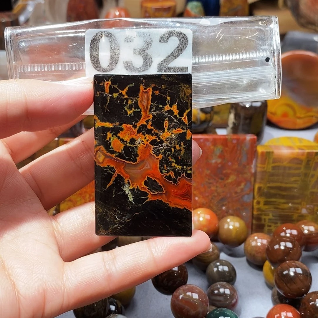硅化玉天然北票硅化玉吊坠未镶嵌