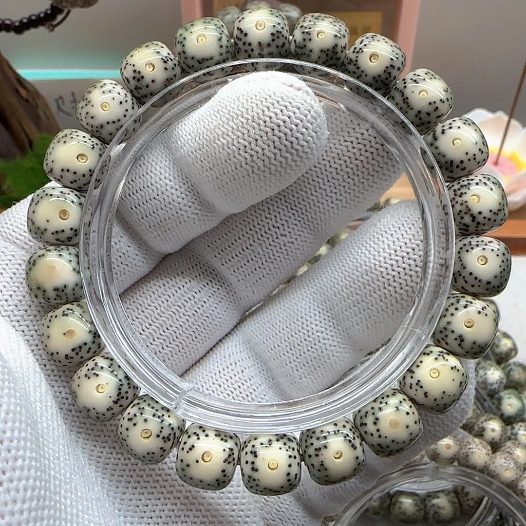 星月菩提吊坠卡10青花大眼