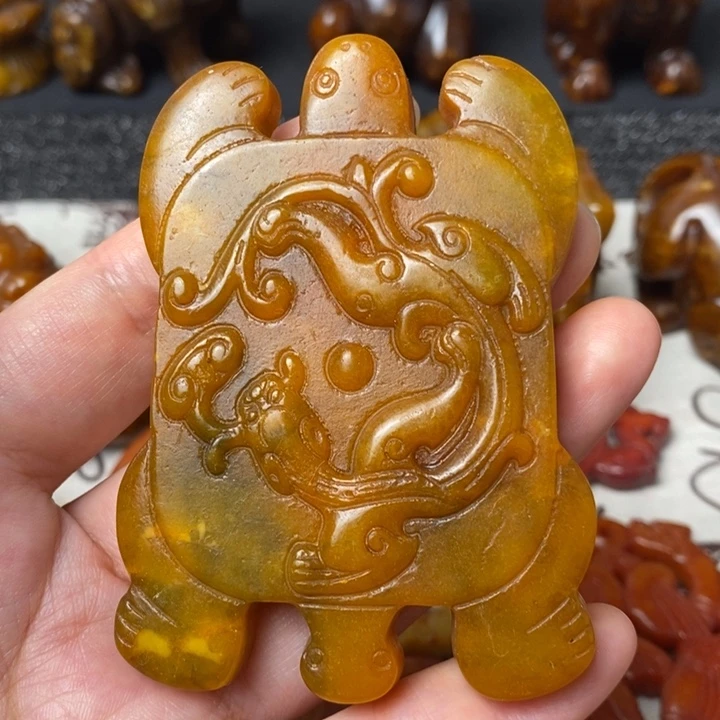 未镶嵌蛇纹石玉颈饰123
