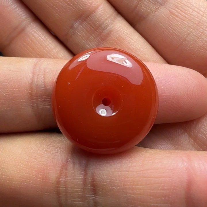 南红玛瑙未镶嵌平安扣