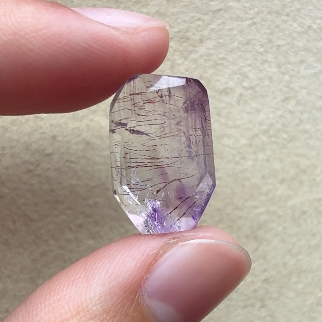 颈饰水晶未镶嵌打孔定制不退换超七