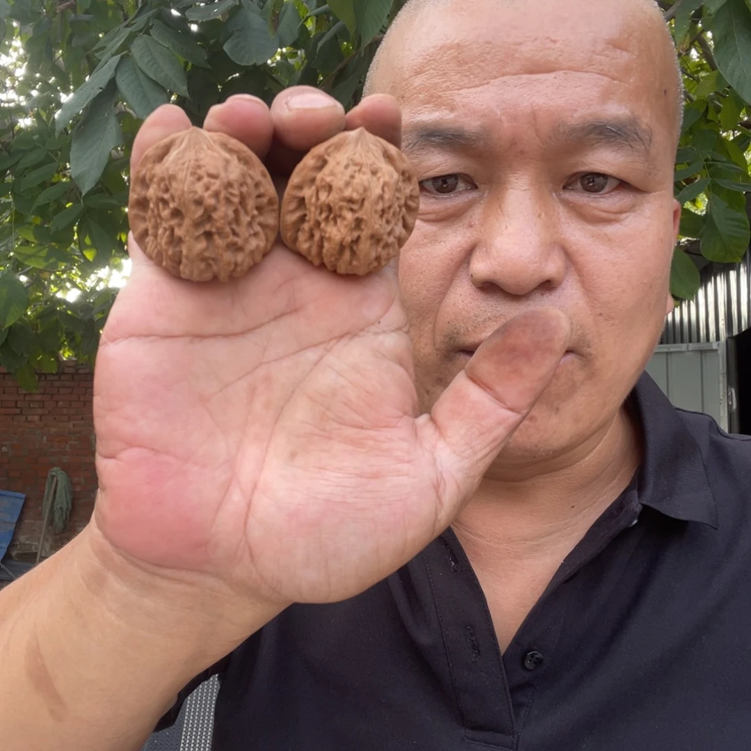 吊坠文玩核桃凹底40