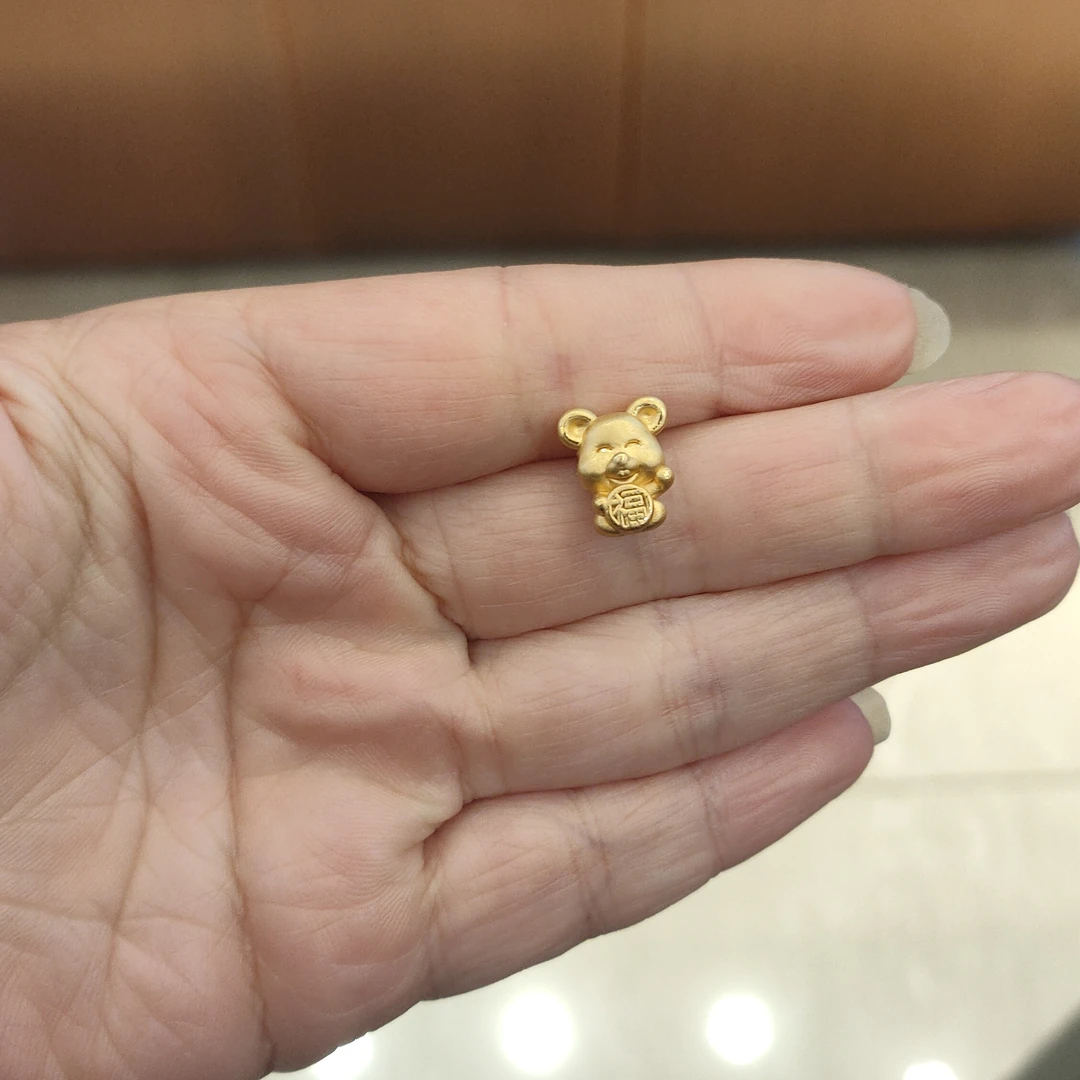 六桂福足金时尚生肖老鼠