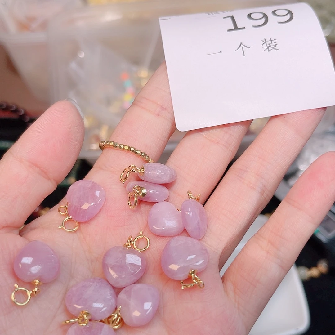 紫晶珠宝半成品银S925镀金镶嵌199 。