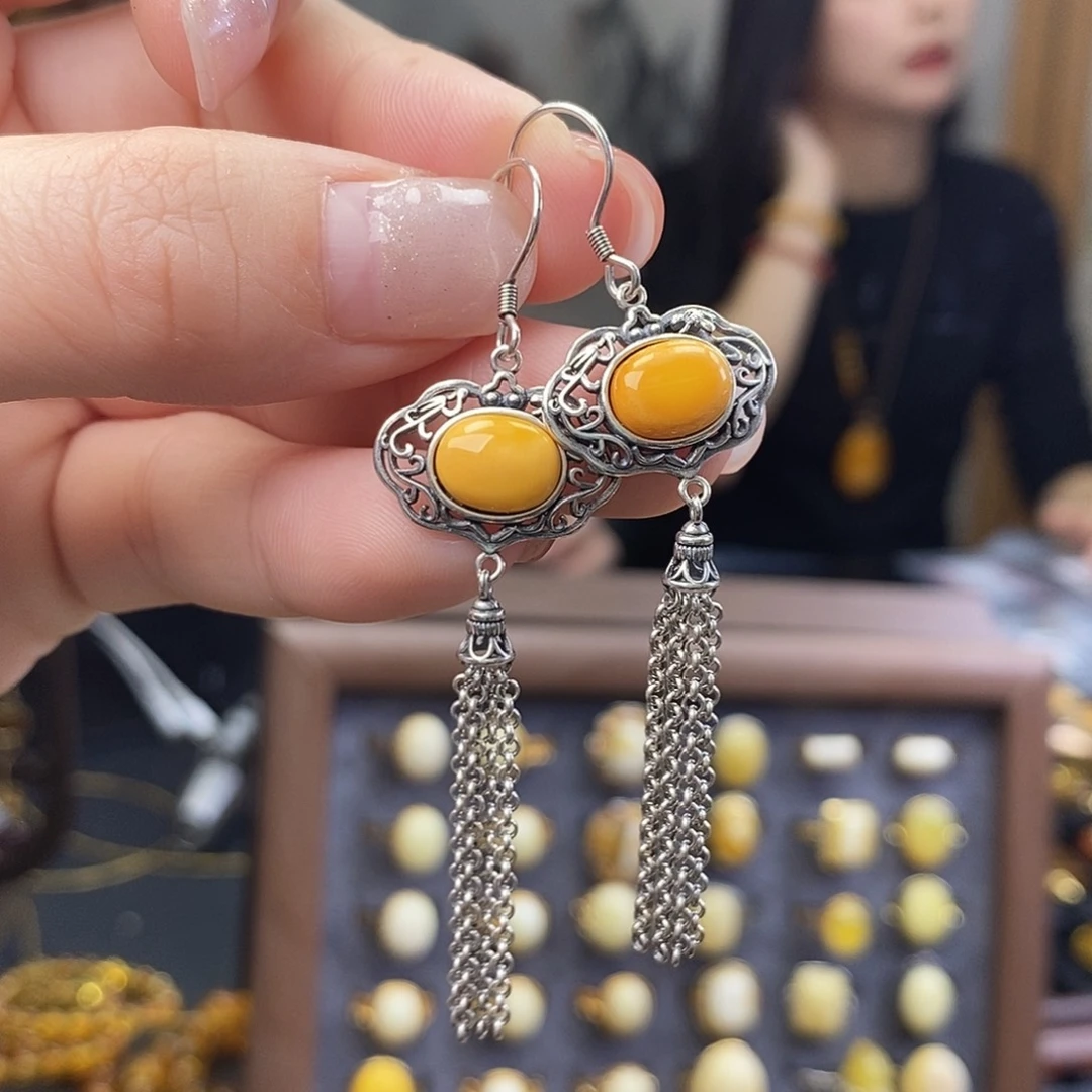 琥珀未镶嵌裸石成品
