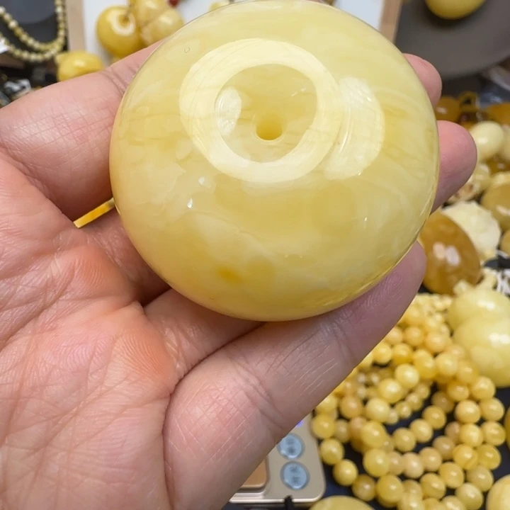 蜜蜡未镶嵌颈饰天然蜜蜡