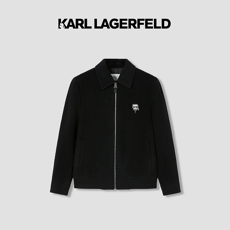 【臻享男装】KARL LAGERFELD卡尔拉格斐冬季夹克老佛爷1K1C70101068