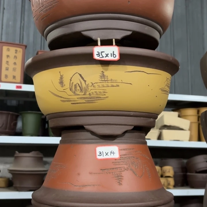 花盆紫砂100-4。