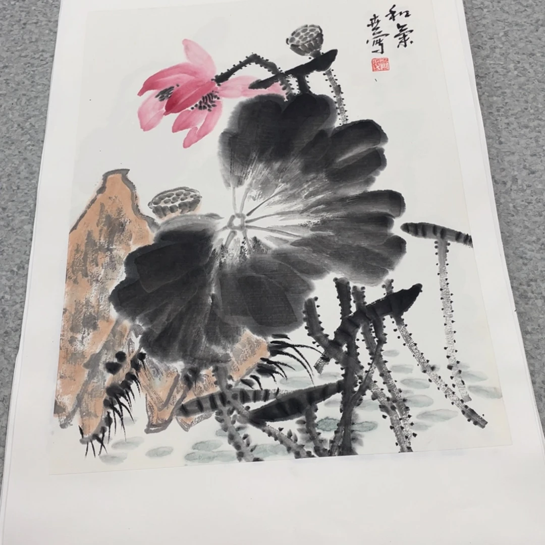 国画1.4平尺国画作品