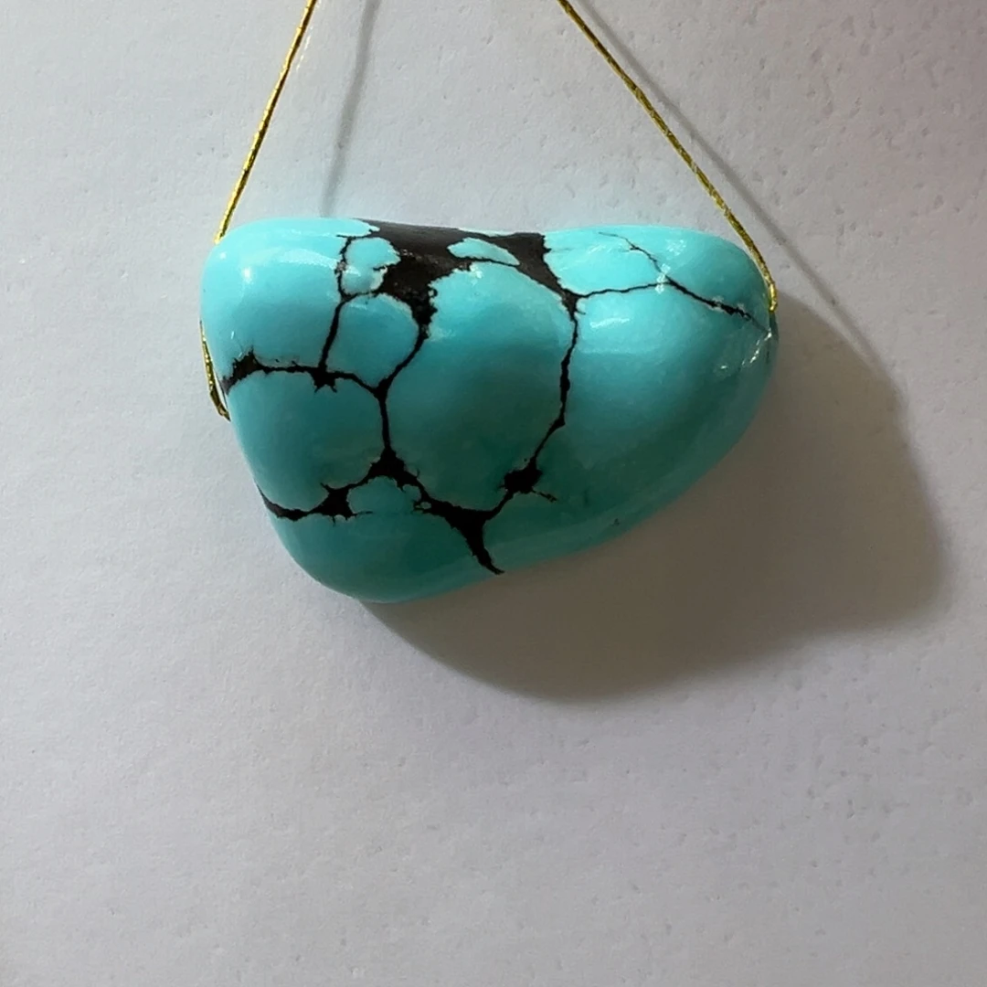 绿松石未镶嵌挂件