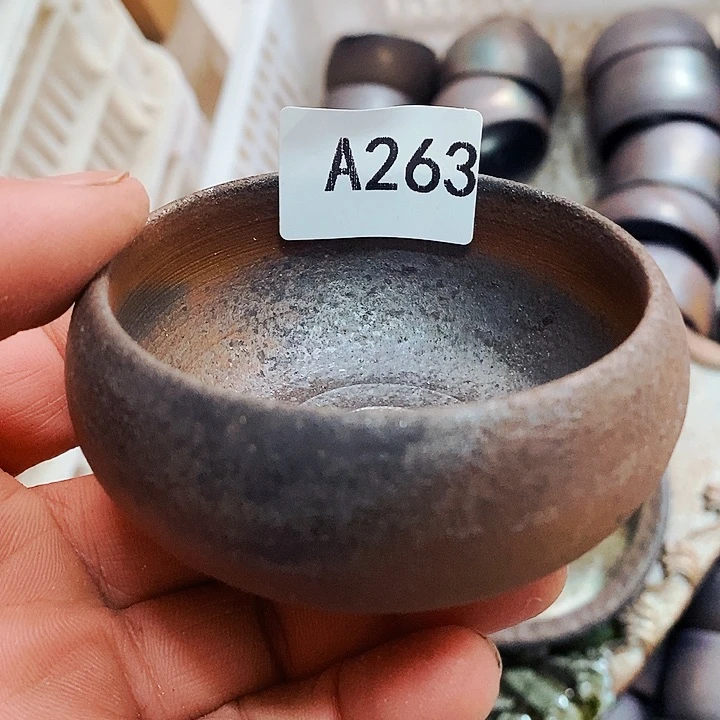 紫砂茶杯柴烧纯手工263