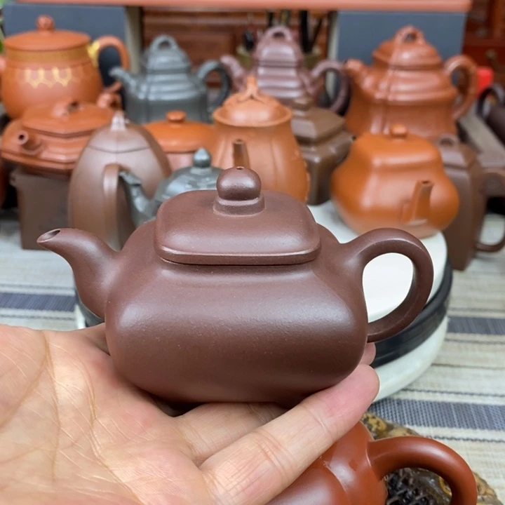 紫砂茶壶全手工传炉130-260cc原矿一厂老紫泥