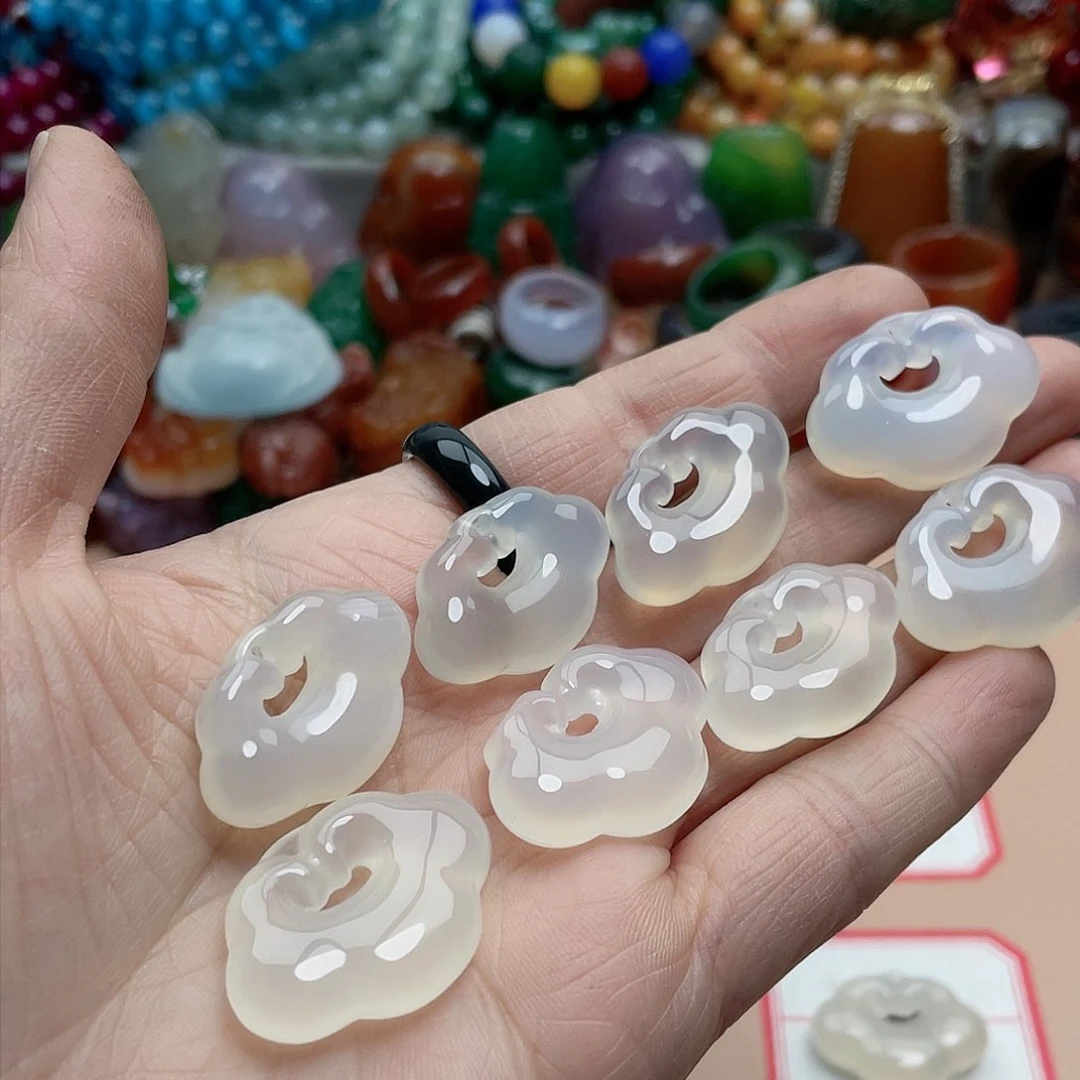 玛瑙/玉髓颈饰合金思*