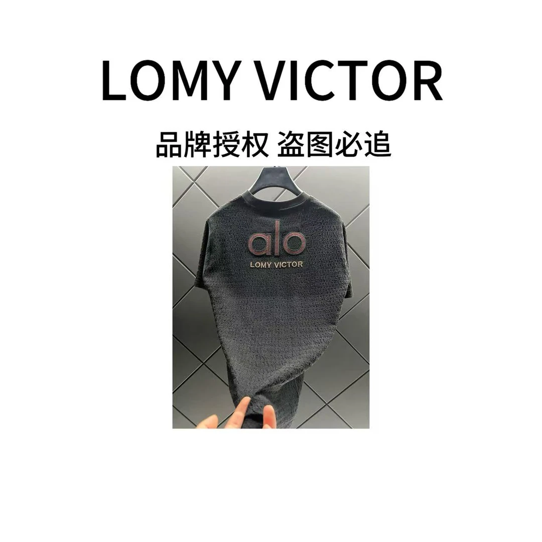 LOMY VICTOR欧洲站高级定制轻奢时尚短袖T恤NZN2015