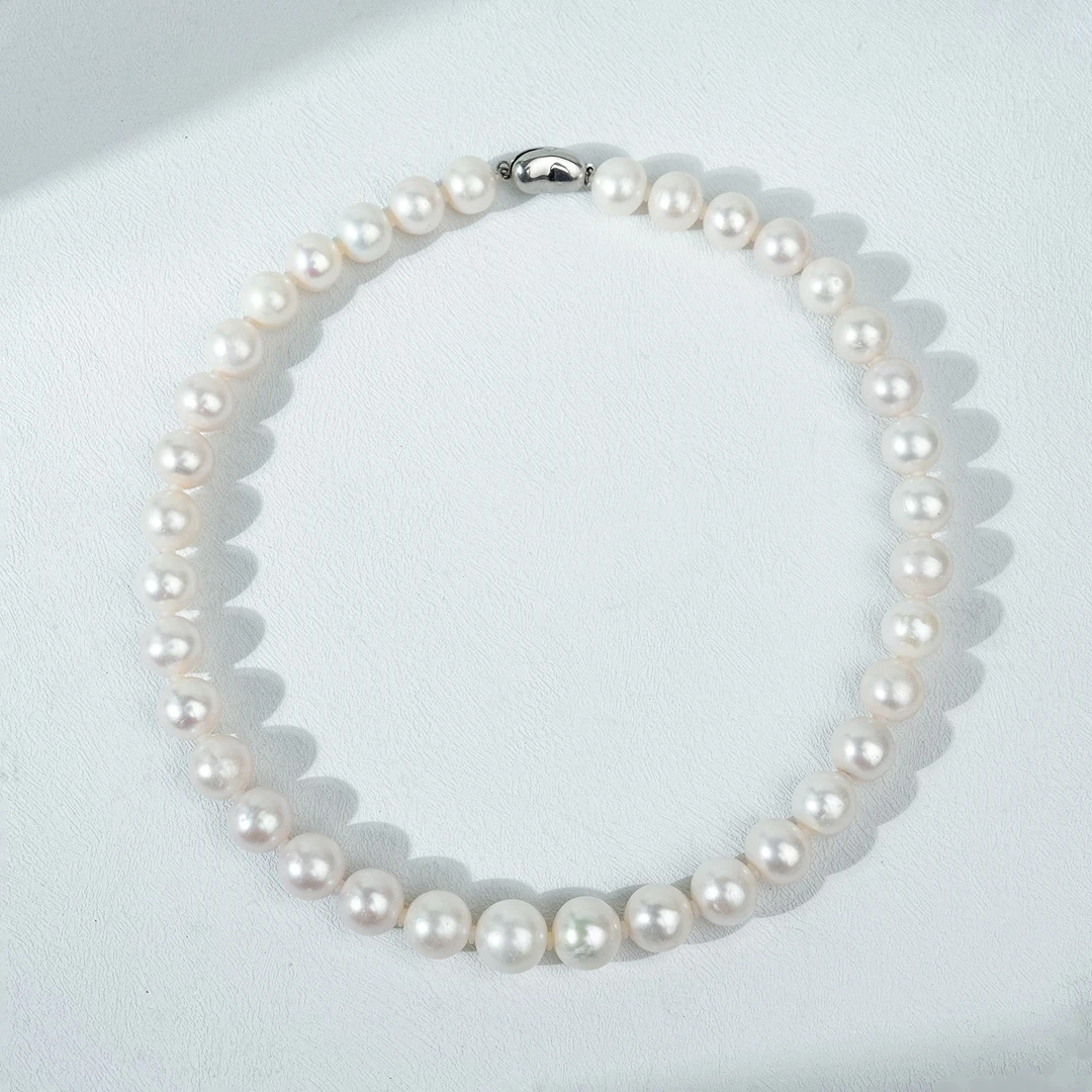 11-13mm偌闪 SG90-45 无核S925银淡水珍珠项链百搭气质