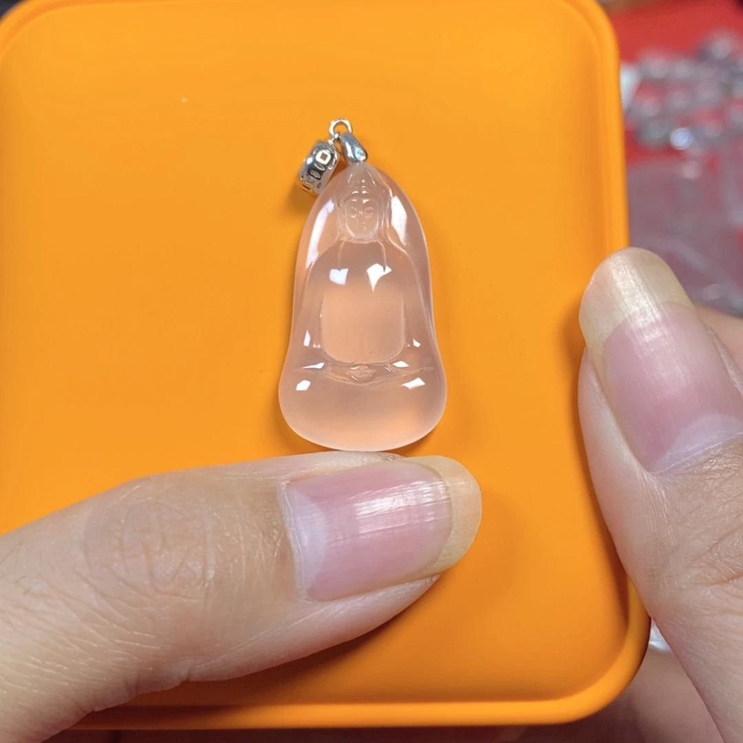 石英质玉银S925镶嵌颈饰