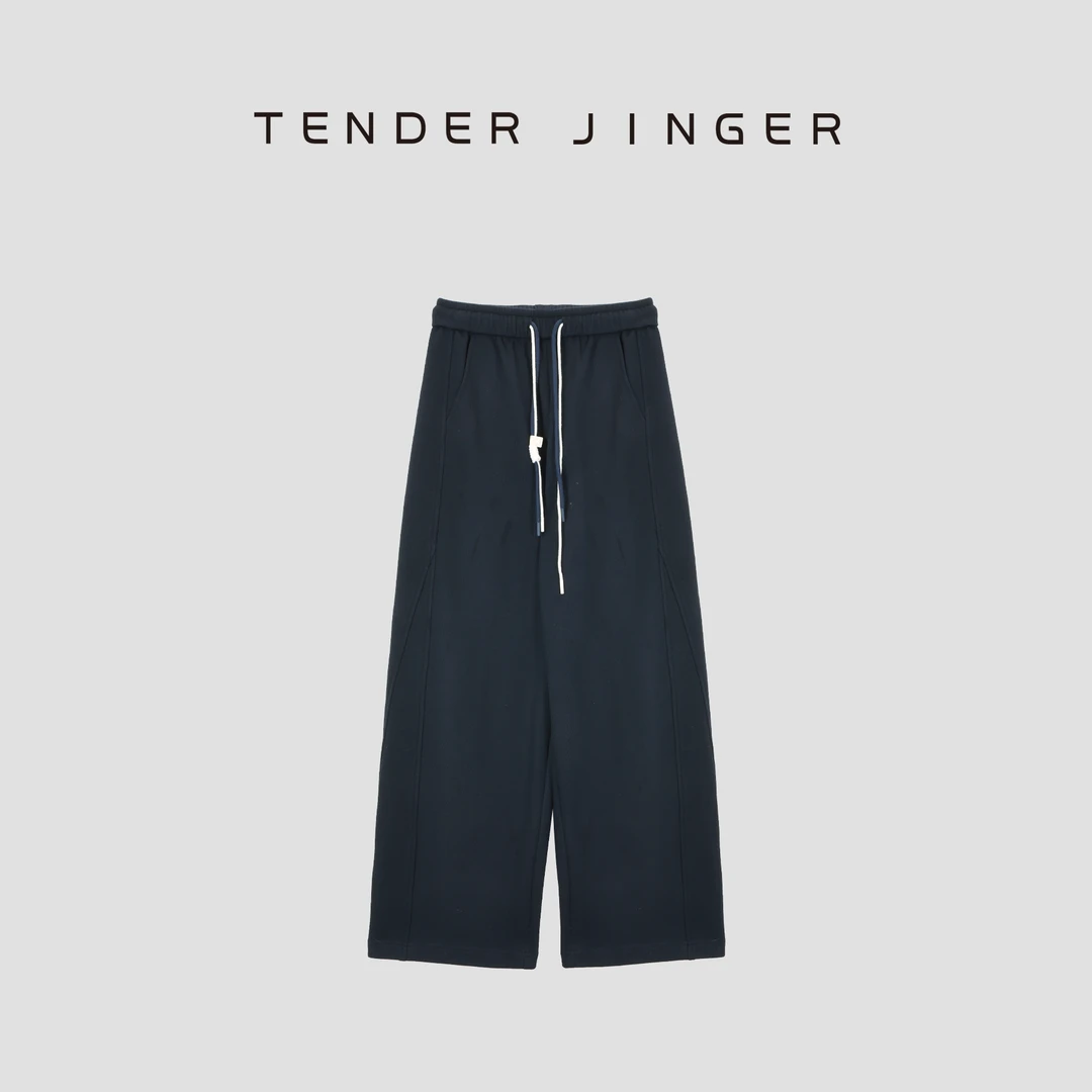 Tender Jinger｜造型感复古抽绳运动休闲裤T54HAI50263