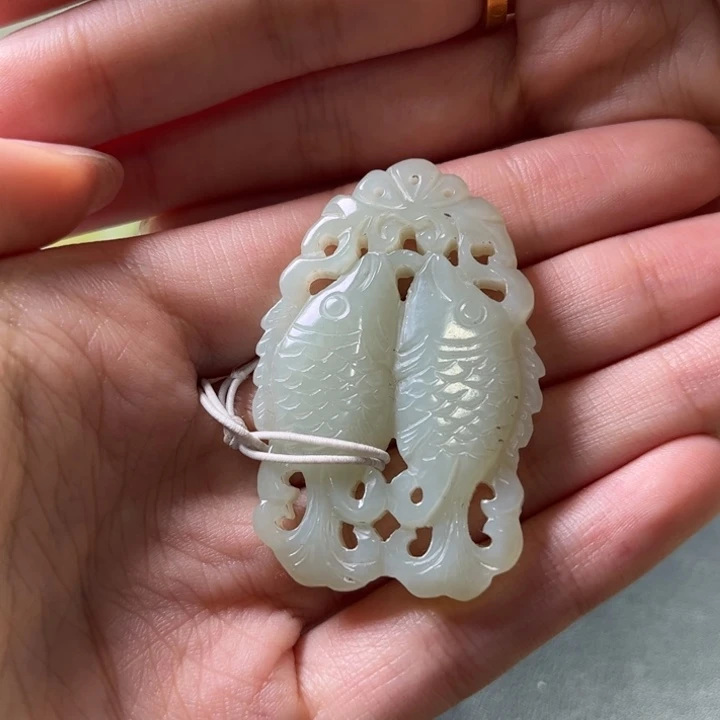 和田玉挂件未镶嵌阳**肩