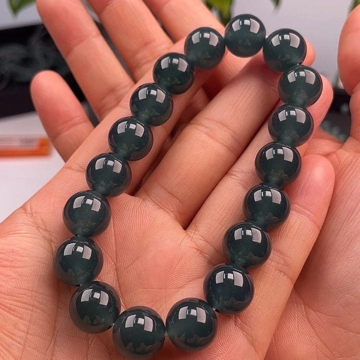 庆***?翡翠未镶嵌手链多样性发货自选散珠