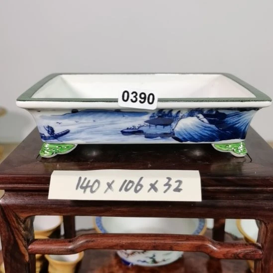 *****陶手工手绘大德堂釉盆