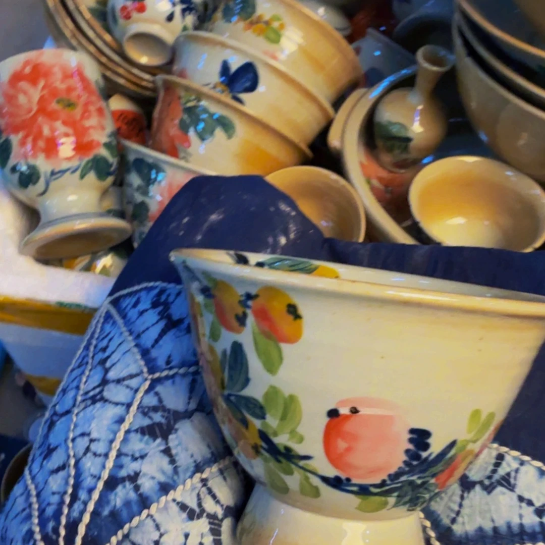 瓷片景德镇陶瓷手工手绘