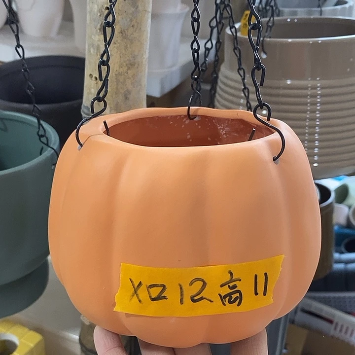 陶盆有孔 瑕疵针孔漏釉介意勿拍外高 11外口11