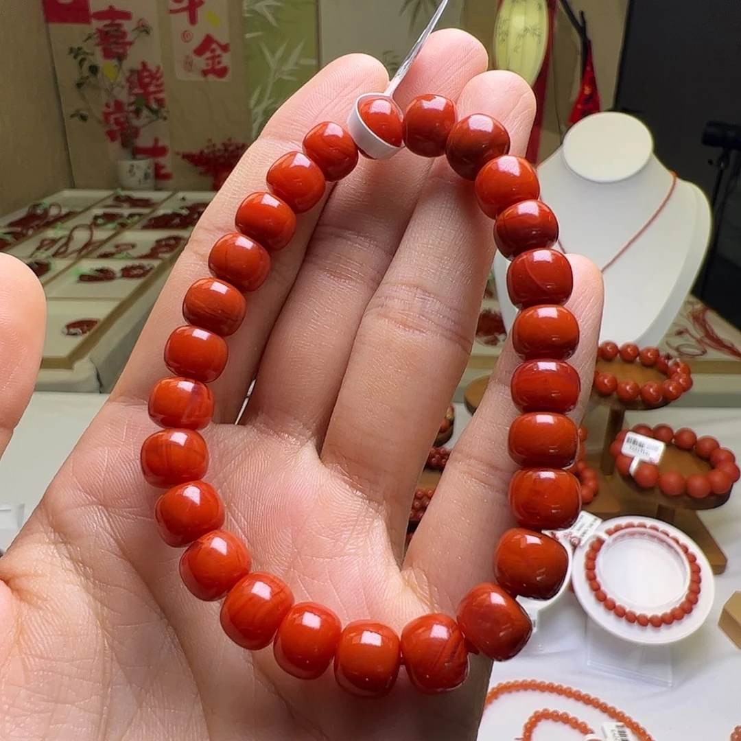 南红玛瑙未镶嵌8mm+老型