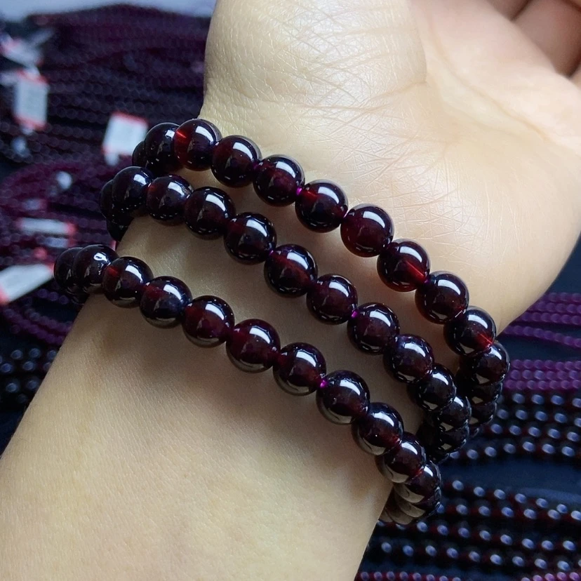 【闪购商品】石榴石手链未镶嵌7.3