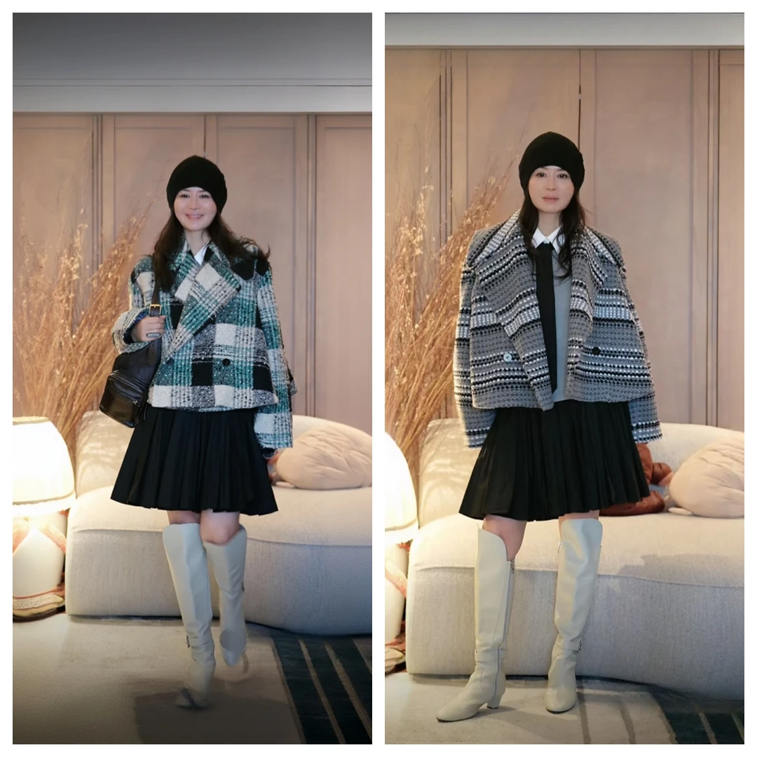 璇之恋·王璇 雪国深秋毛呢外套·王璇原创设计