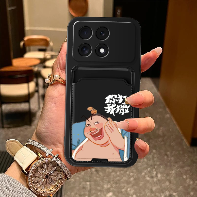 你打我撒适用红米K70ultra手机壳K70Pro卡通K80Pro可放照片K80Pr