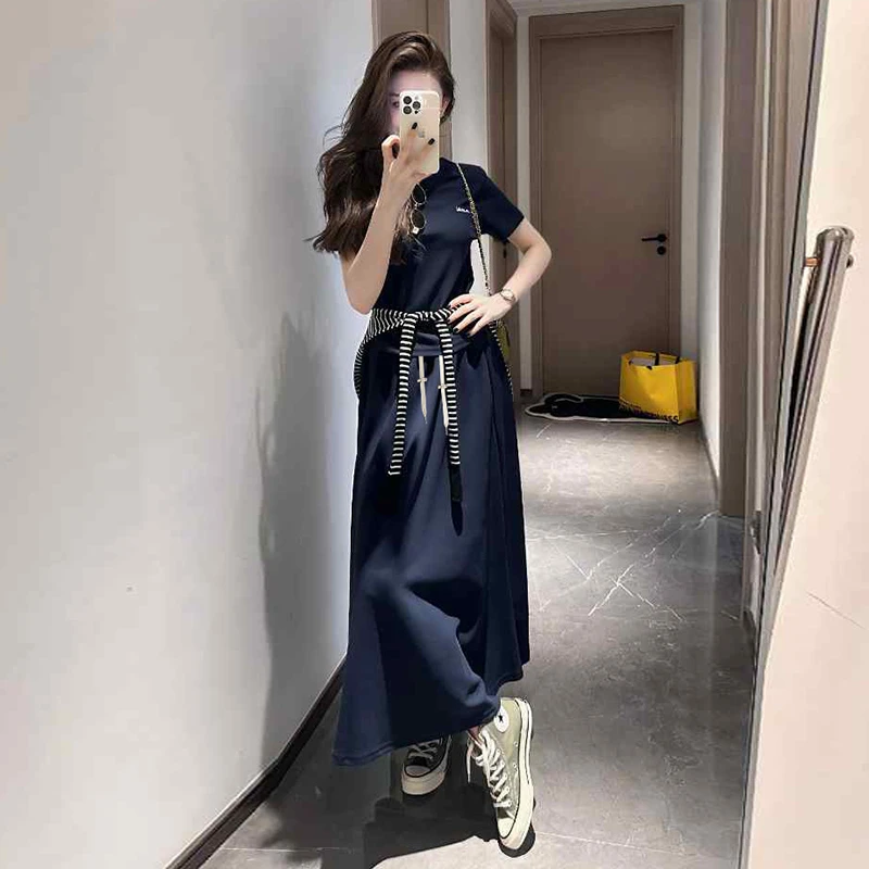 孕妇装2025春夏季新款洋气短袖百搭披肩减龄遮肉显瘦孕妇半裙套装