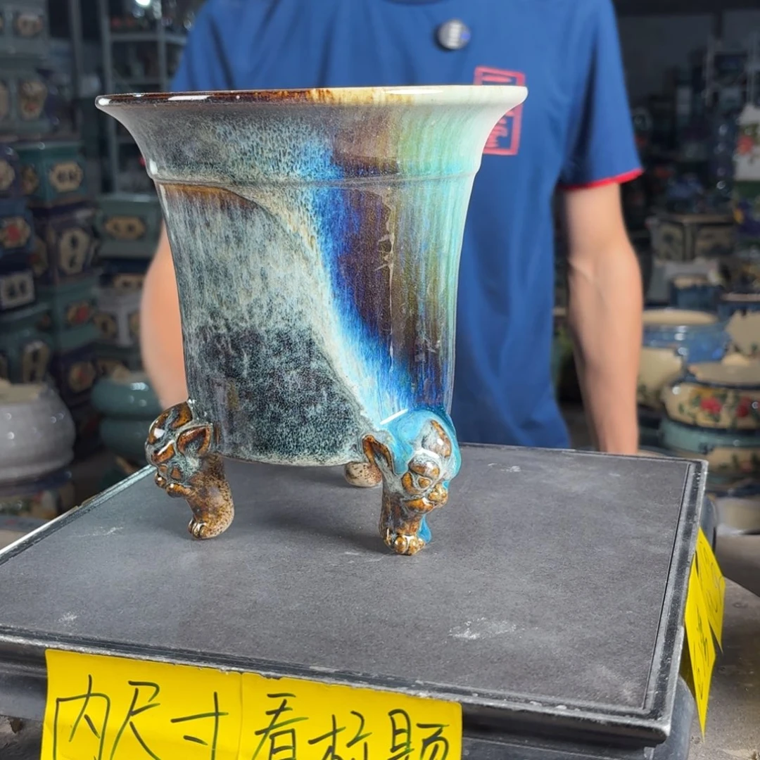 一风堂石湾花盆 内16*16