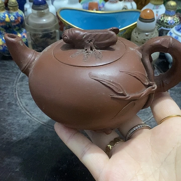 陶紫砂壶摆件是摆件