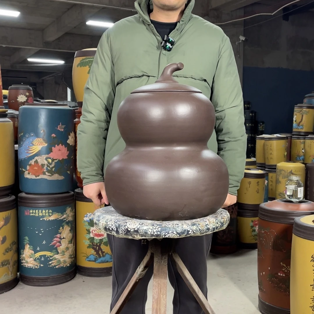 宜兴原矿紫砂茶叶罐