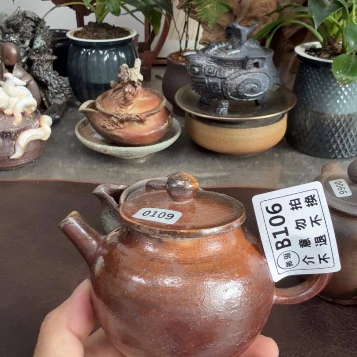 陶盘柴烧福利心哦多多