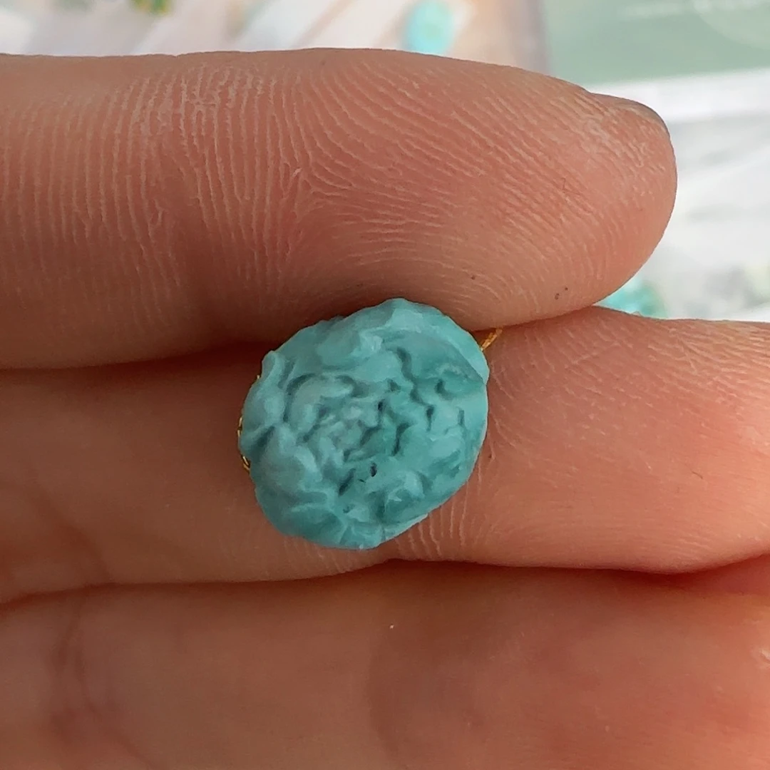 绿松石珠宝半成品未镶嵌