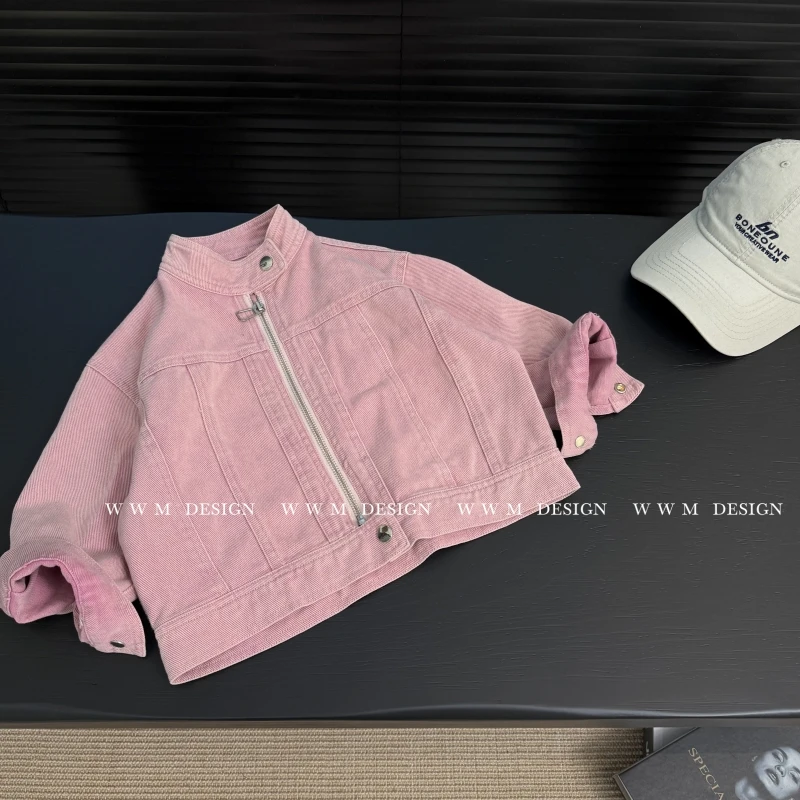 2025春秋新款儿童潮流韩版时尚牛仔外套休闲外套洋气百搭
