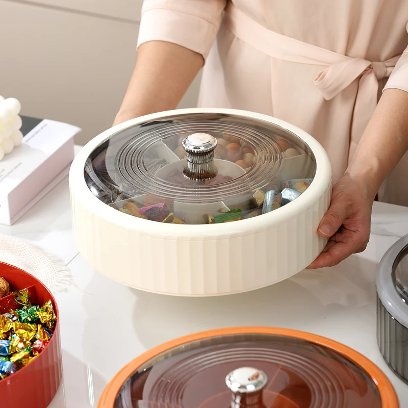 轻奢干果盘茶几零食摆放坚果客厅高档精致高颜值家用收纳盒水果盘