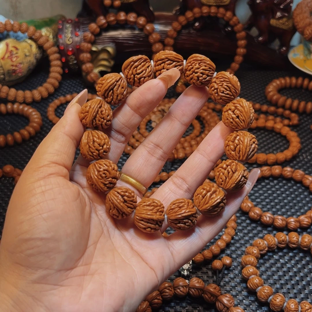 手串桃核19精品元宝刺龙纹