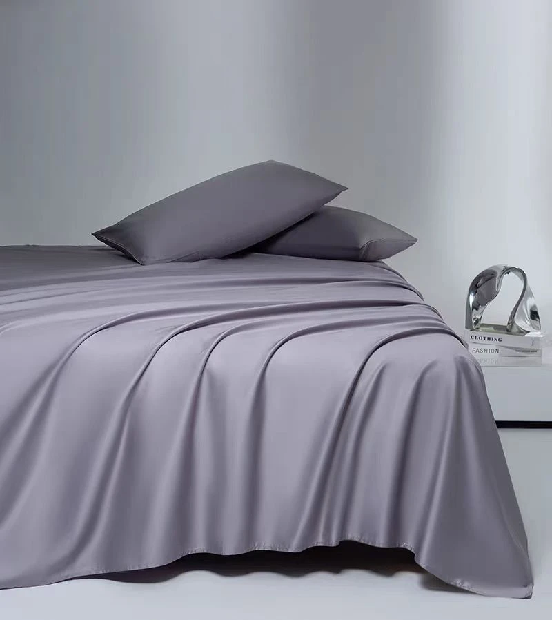 【精品长绒棉床单】贡缎长绒棉纯色床单240*250