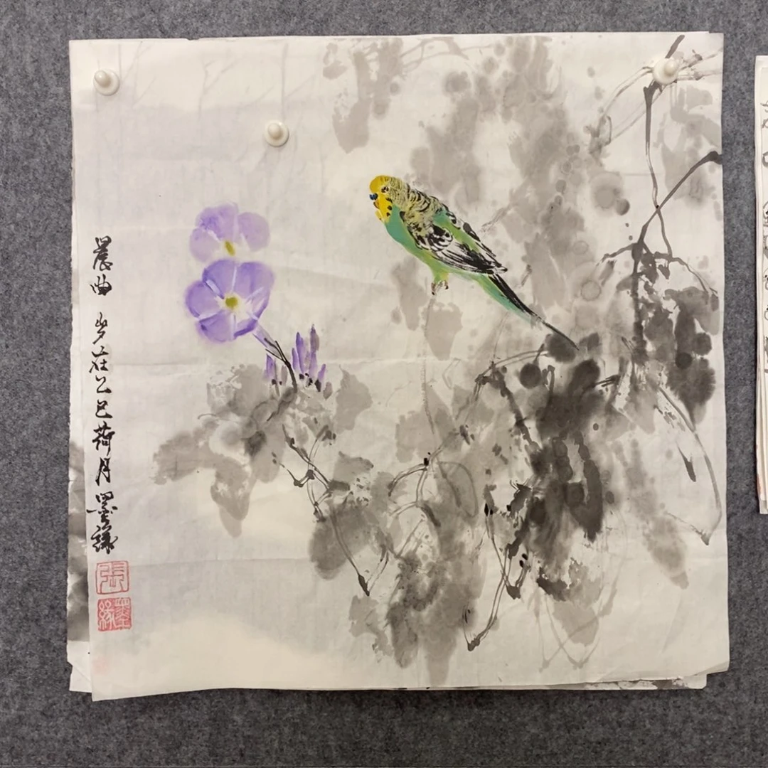 国画国画纯手写手绘作品75