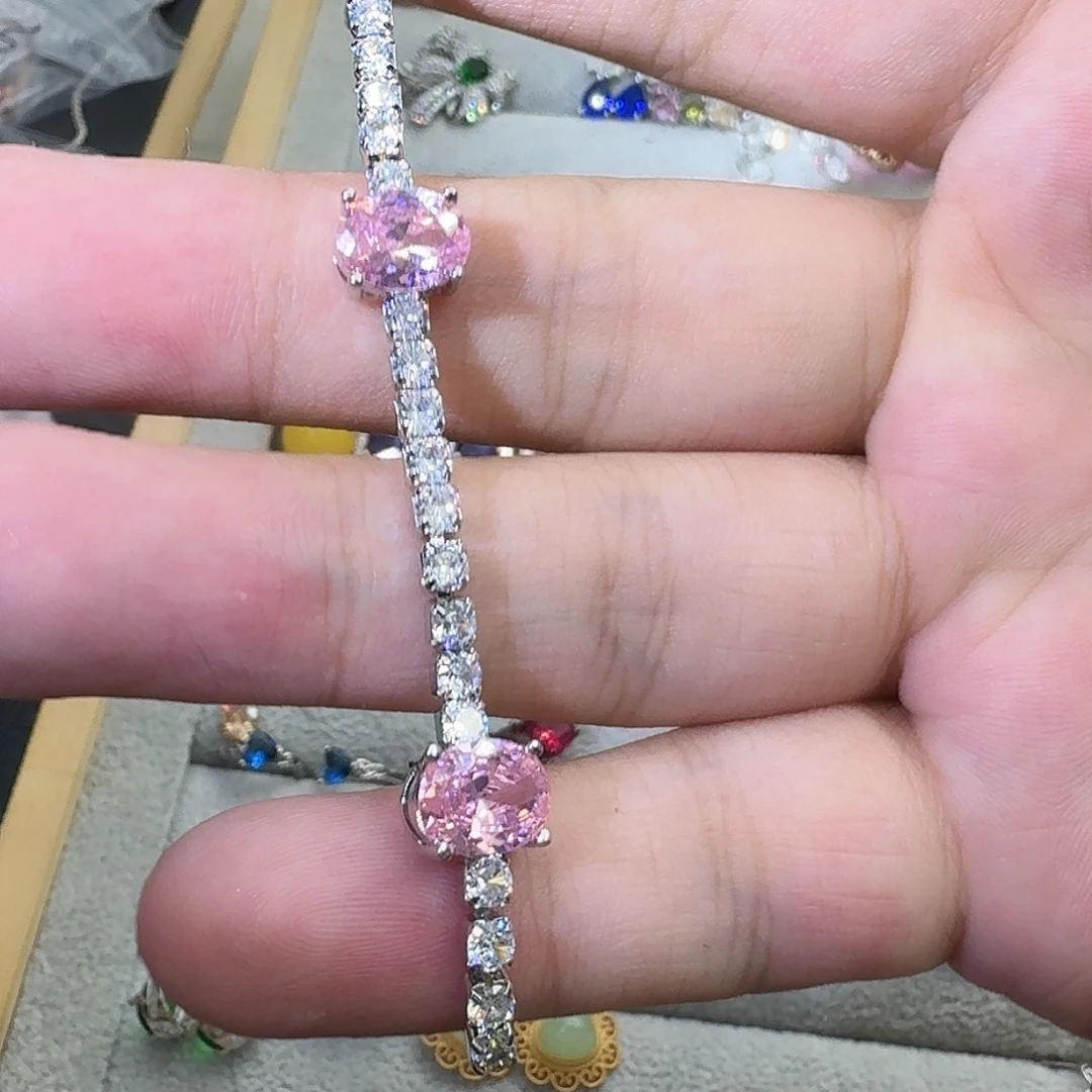 银S925镶嵌戒指水晶