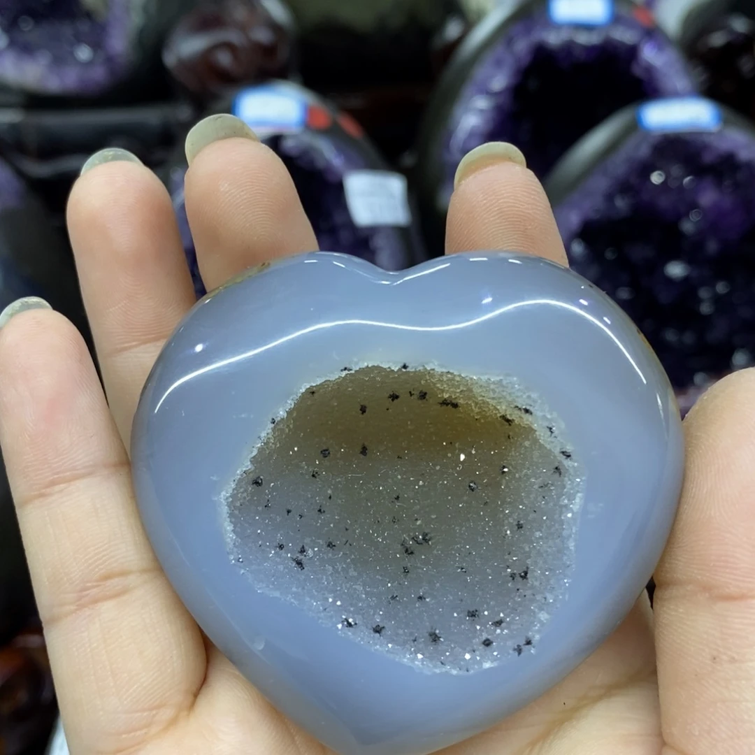 云***清未镶嵌紫晶大型摆件（非配饰）莹