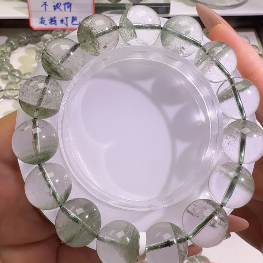 未镶嵌手链水晶巴西金沙半盆13.5mm