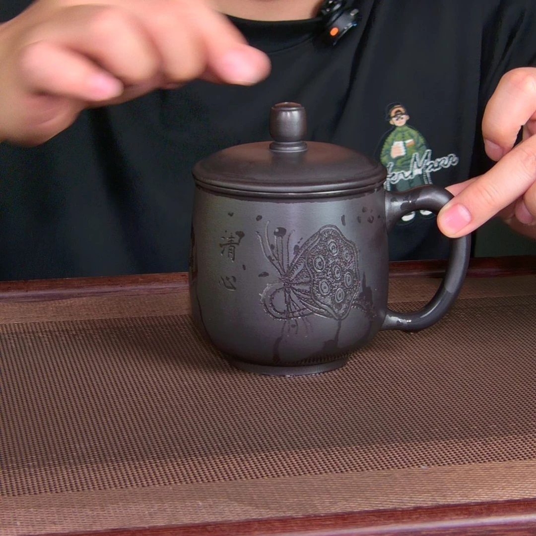 茶杯紫砂高货放漏