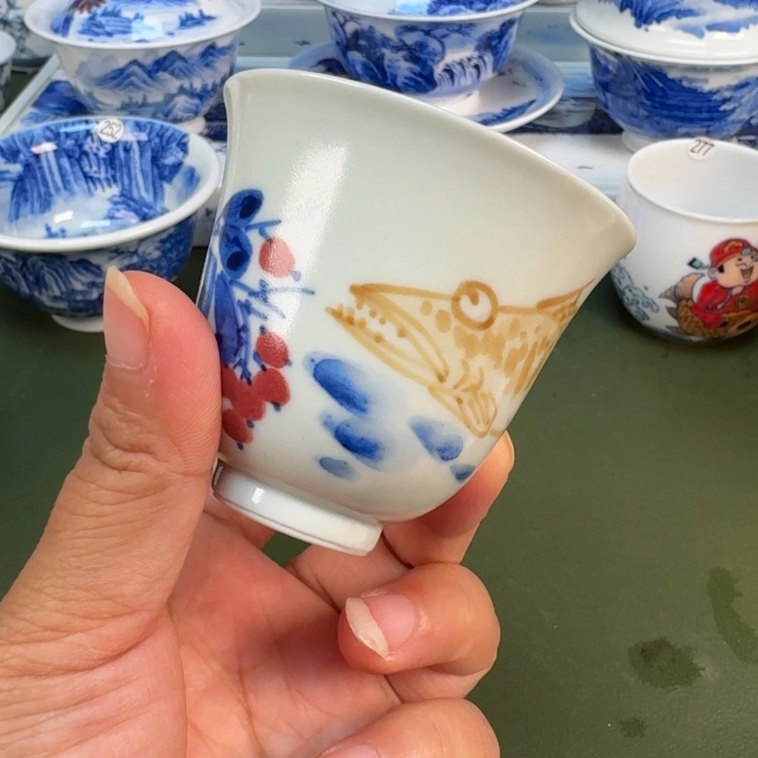 景德镇纯手绘茶具圆圆281