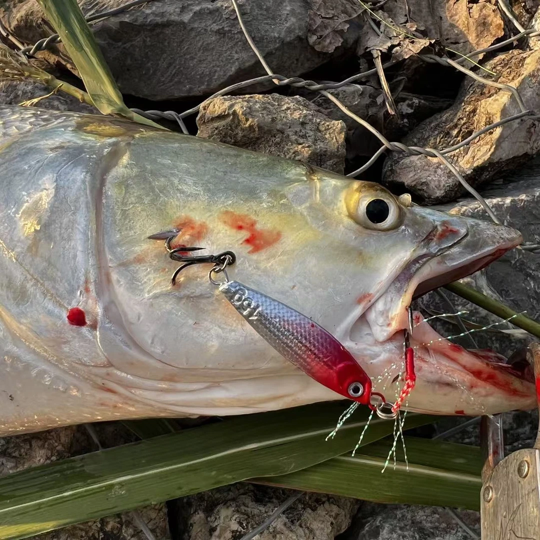 【飘落铁板】路亚饵海钓双钩远投飘落淡水鲈鱼翘嘴假饵满29包邮